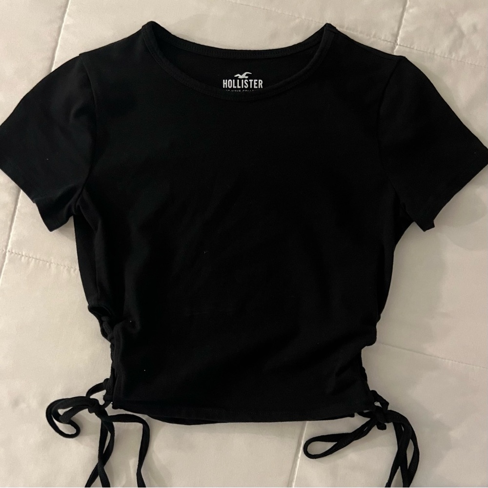 Hollister Black Baby Tee